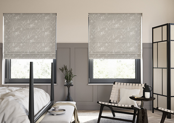 Laura Ashley Pussy Willow, Steel - Roman Blind - Image 3